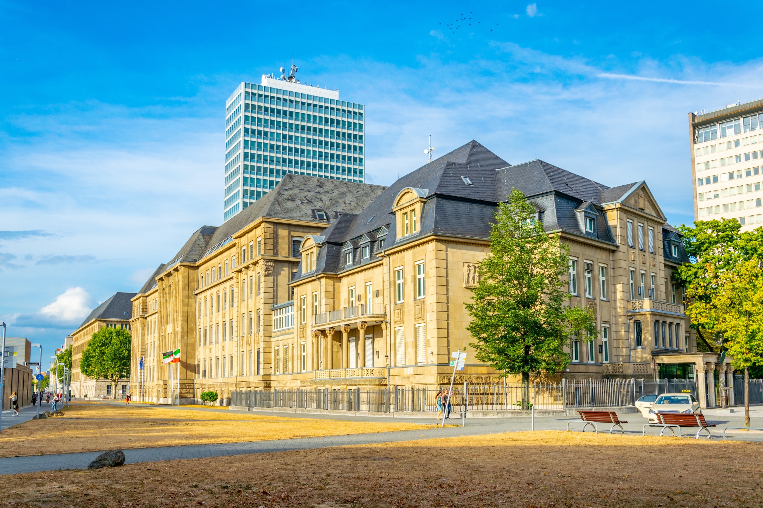 Carlstadt und Rheinufer in Düsseldorf