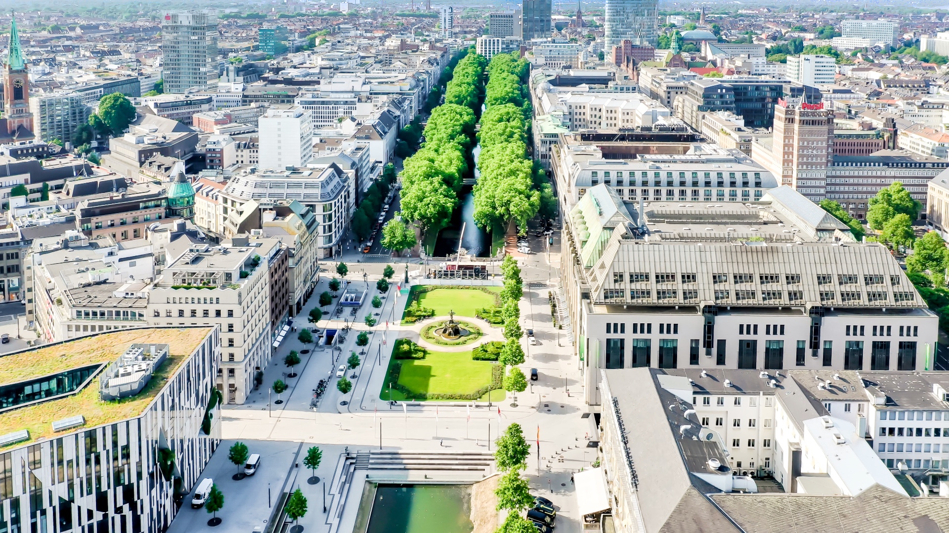 Königsallee in Düsseldorf